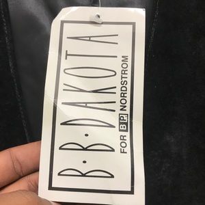 Vintage 90s BB Dakota Sueded Leather Vest With Tag